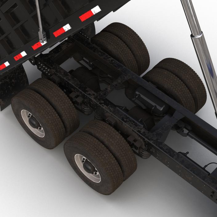 Dump Truck Mack Rigged 3D