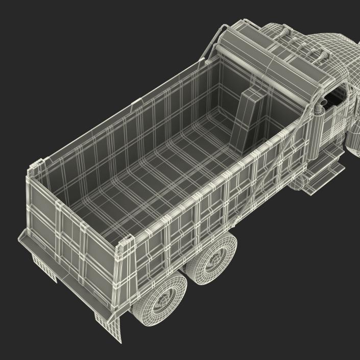 Dump Truck Mack Rigged 3D