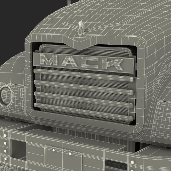 Dump Truck Mack Rigged 3D