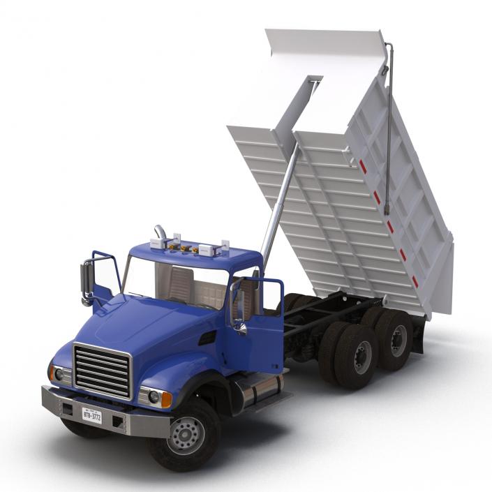 Dump Truck Generic Simple Interior 3D model