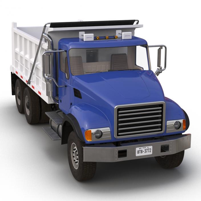 Dump Truck Generic Simple Interior 3D model