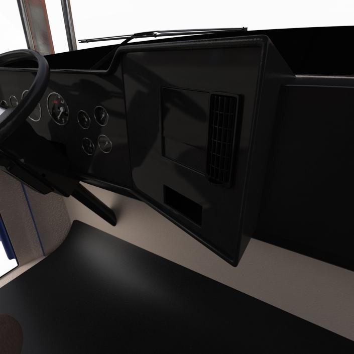 Dump Truck Generic Simple Interior 3D model