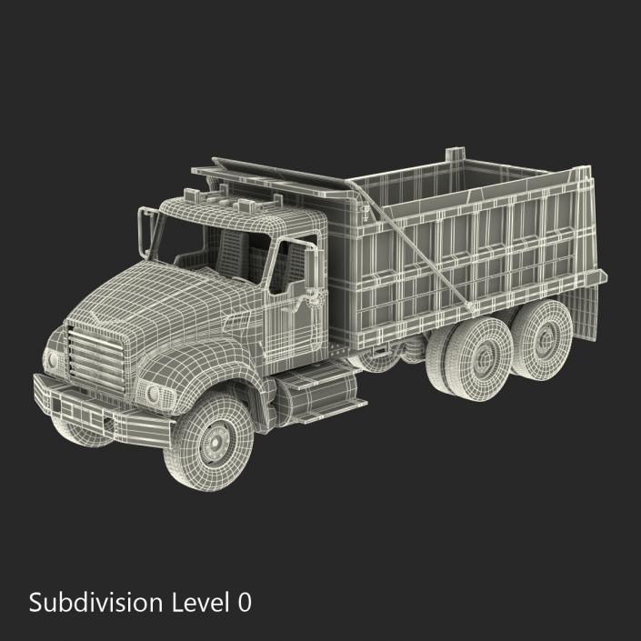 Dump Truck Generic Simple Interior 3D model