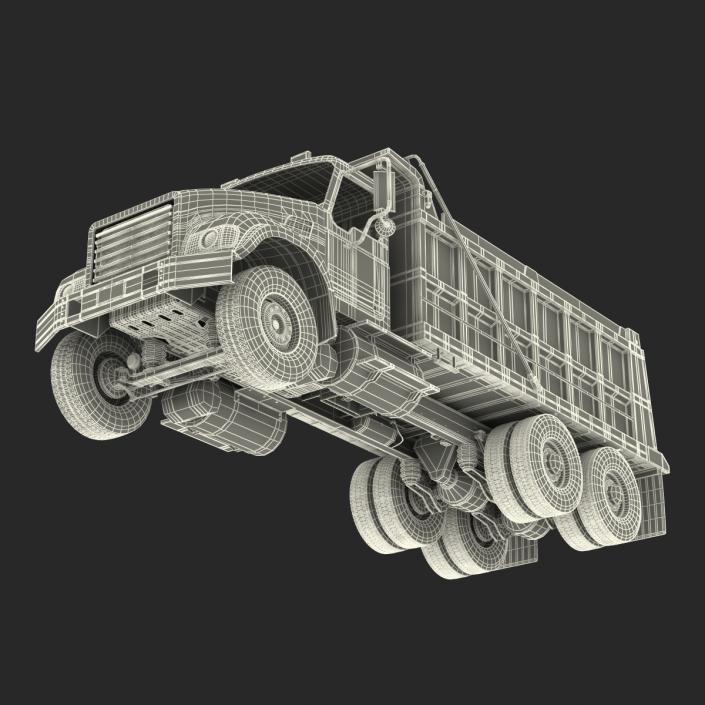 Dump Truck Generic Simple Interior 3D model