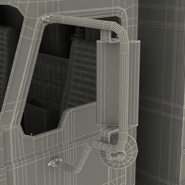 Dump Truck Generic Simple Interior 3D model