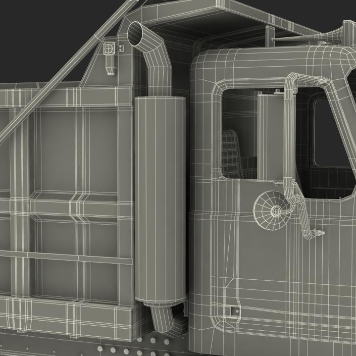 Dump Truck Generic Simple Interior 3D model