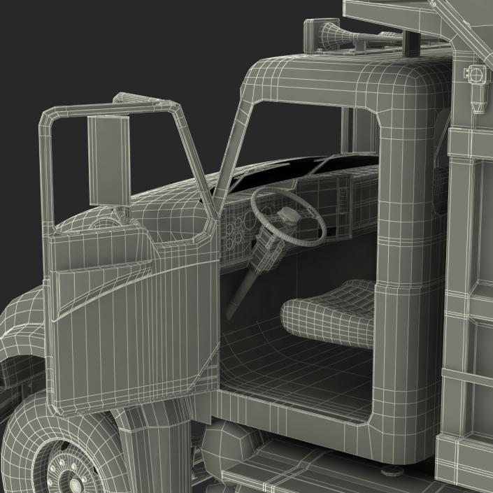 Dump Truck Generic Simple Interior 3D model