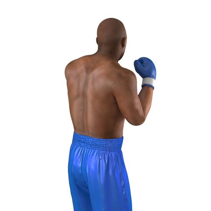 3D African American Boxer 2 Pose 2