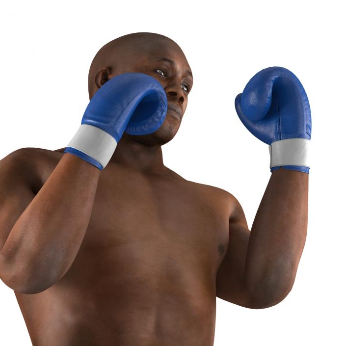 3D African American Boxer 2 Pose 2