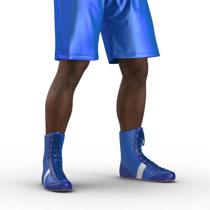 3D African American Boxer 2 Pose 2