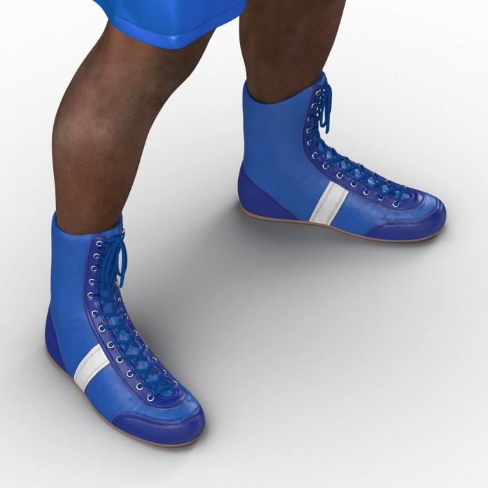 3D African American Boxer 2 Pose 2