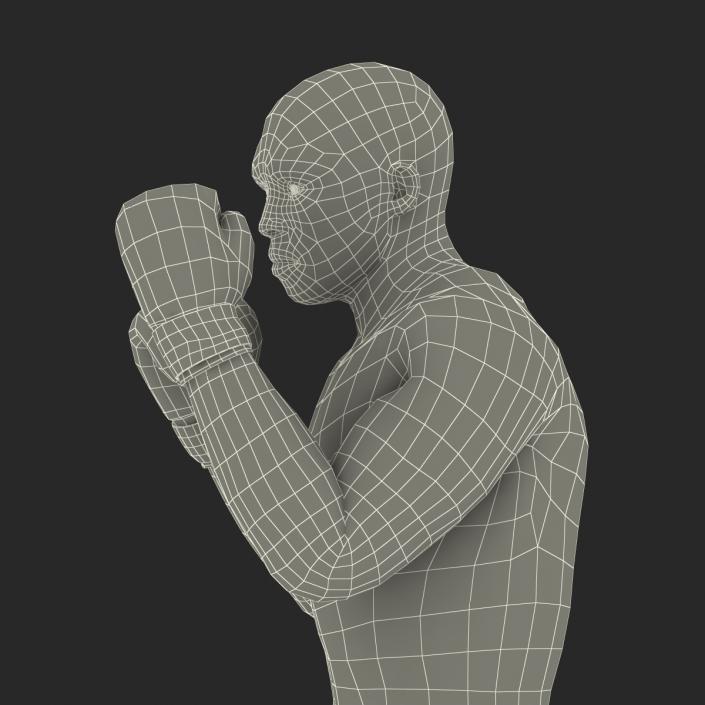 3D African American Boxer 2 Pose 2