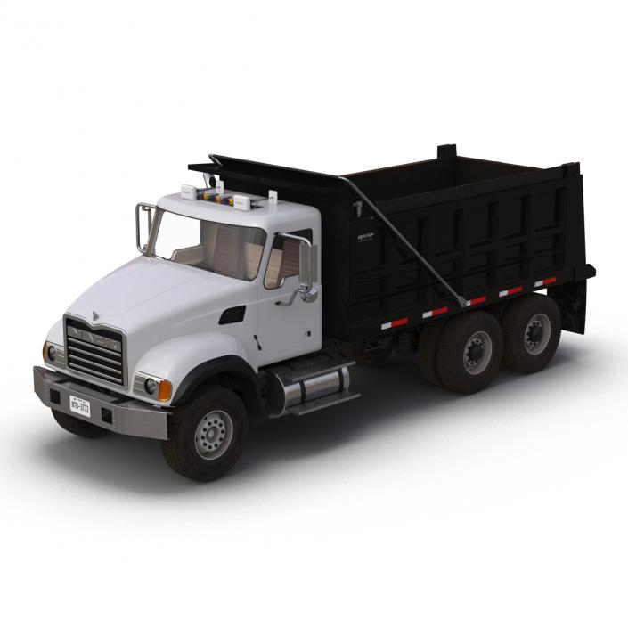 3D Dump Truck Mack Simple Interior