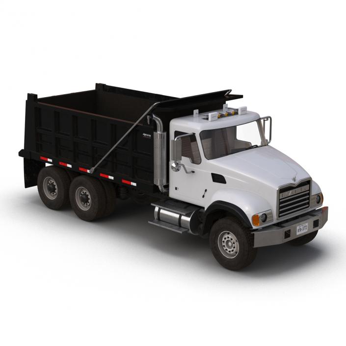 3D Dump Truck Mack Simple Interior