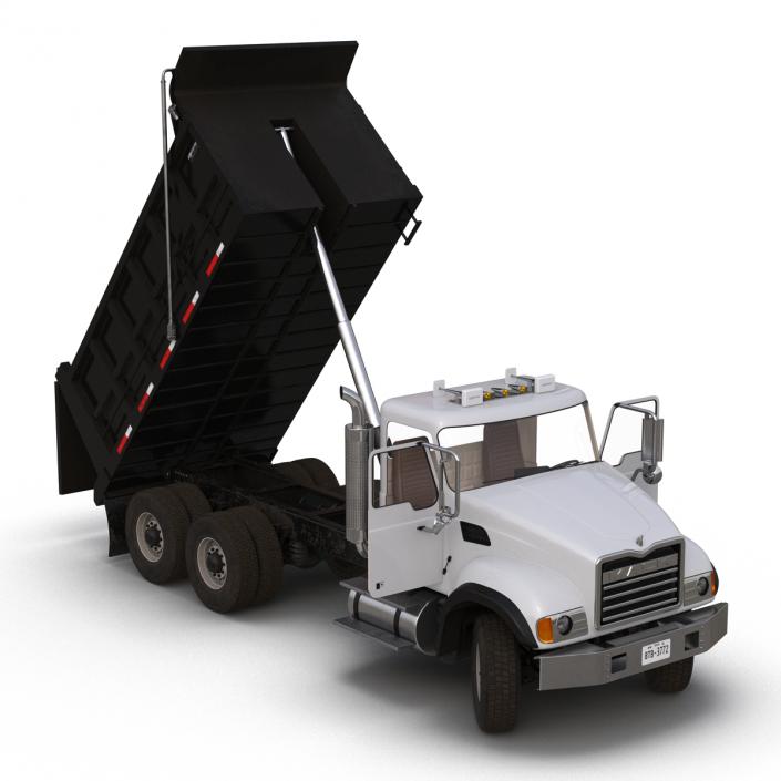 3D Dump Truck Mack Simple Interior