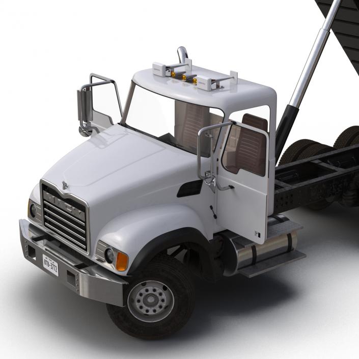 3D Dump Truck Mack Simple Interior