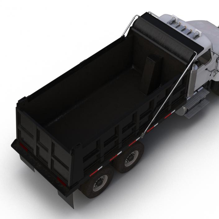 3D Dump Truck Mack Simple Interior