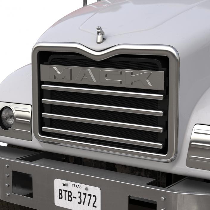 3D Dump Truck Mack Simple Interior