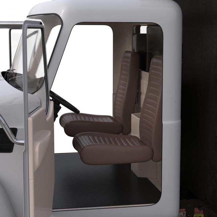 3D Dump Truck Mack Simple Interior