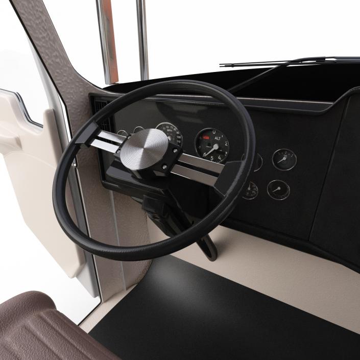 3D Dump Truck Mack Simple Interior