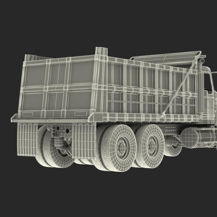 3D Dump Truck Mack Simple Interior