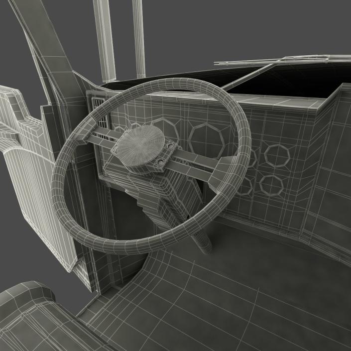 3D Dump Truck Mack Simple Interior