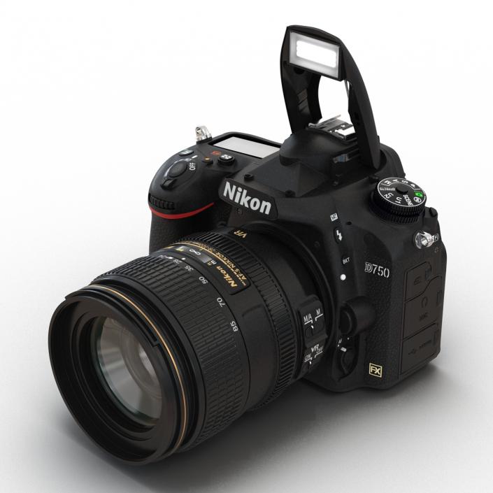 3D model Nikon D750