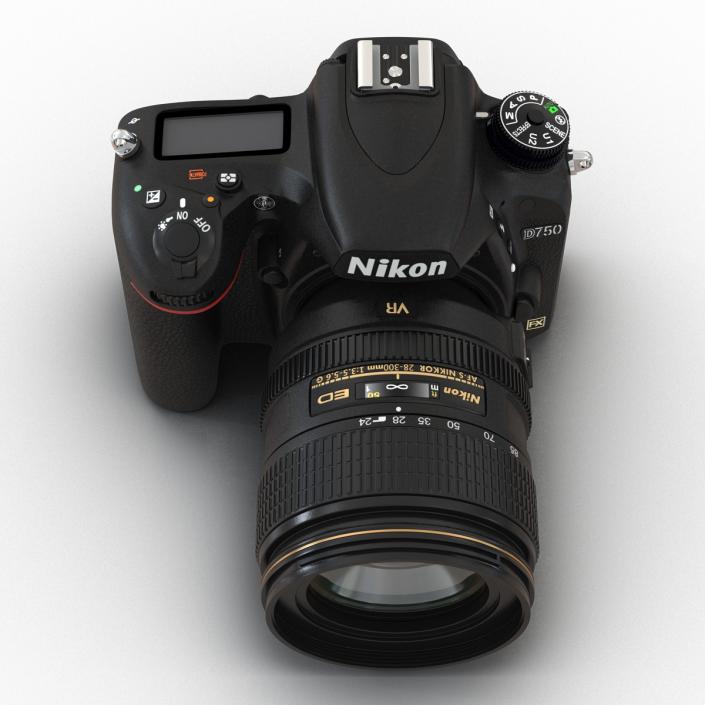 3D model Nikon D750