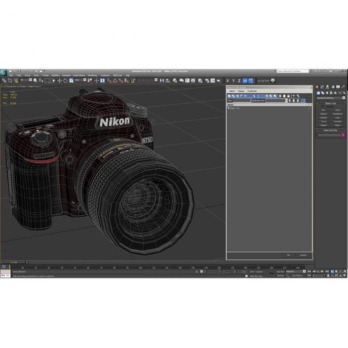 3D model Nikon D750