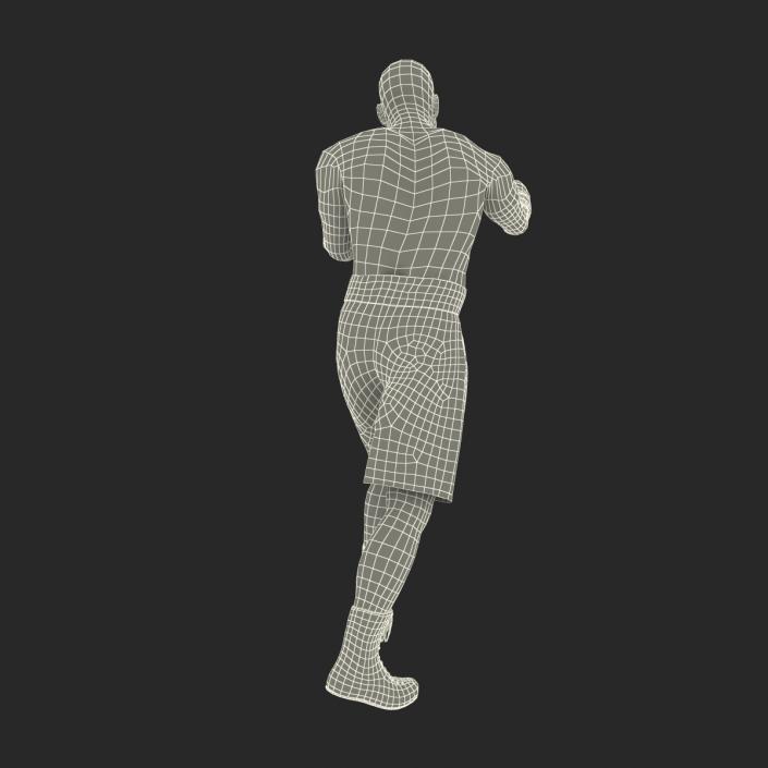 Adult Boxer Man 2 Pose 3 3D model