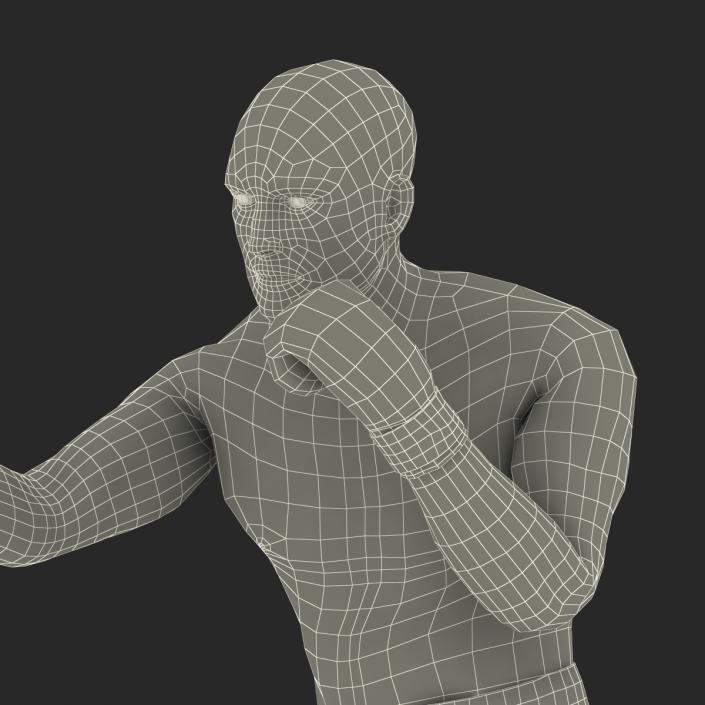 Adult Boxer Man 2 Pose 3 3D model