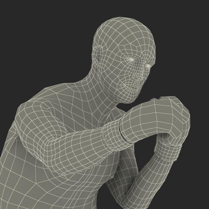 Adult Boxer Man 2 Pose 3 3D model