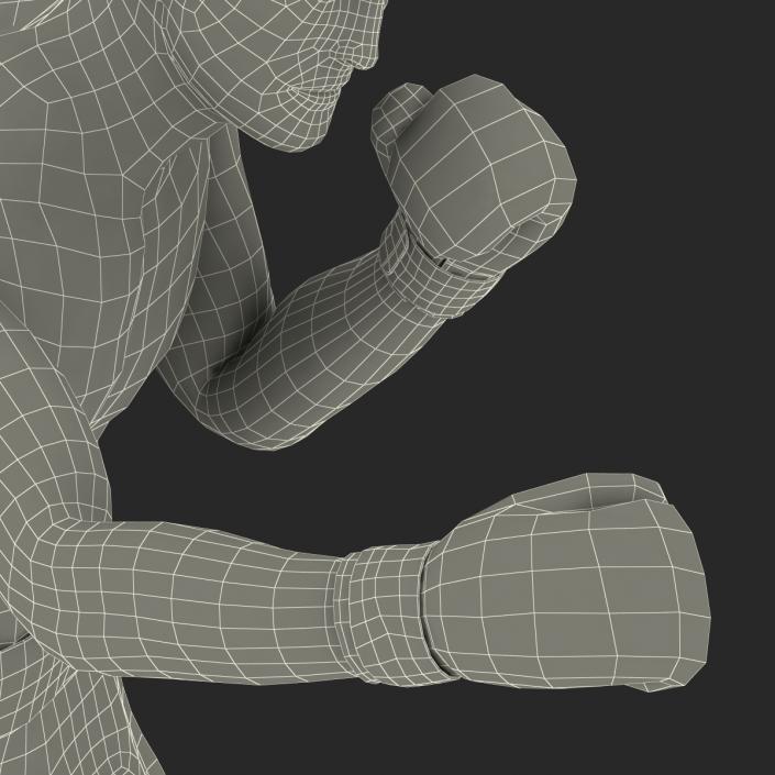 Adult Boxer Man 2 Pose 3 3D model