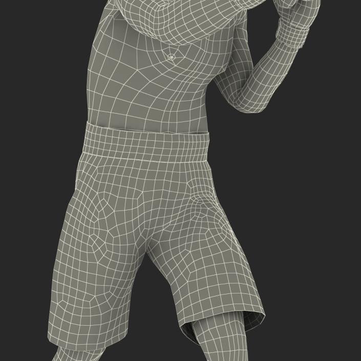 Adult Boxer Man 2 Pose 3 3D model