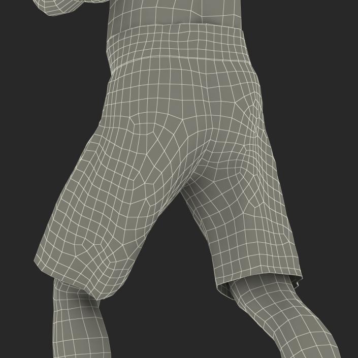 Adult Boxer Man 2 Pose 3 3D model