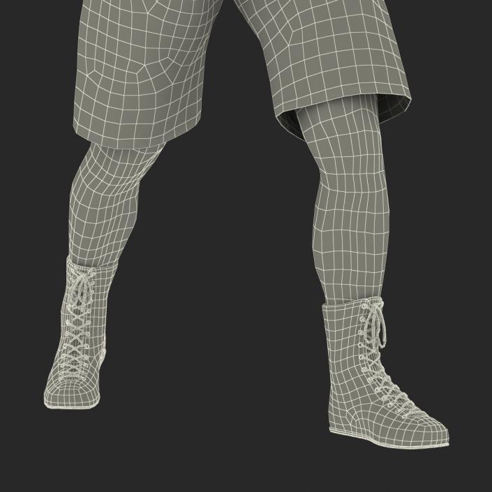 Adult Boxer Man 2 Pose 3 3D model