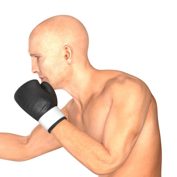 Adult Boxer Man 2 Pose 3 3D model