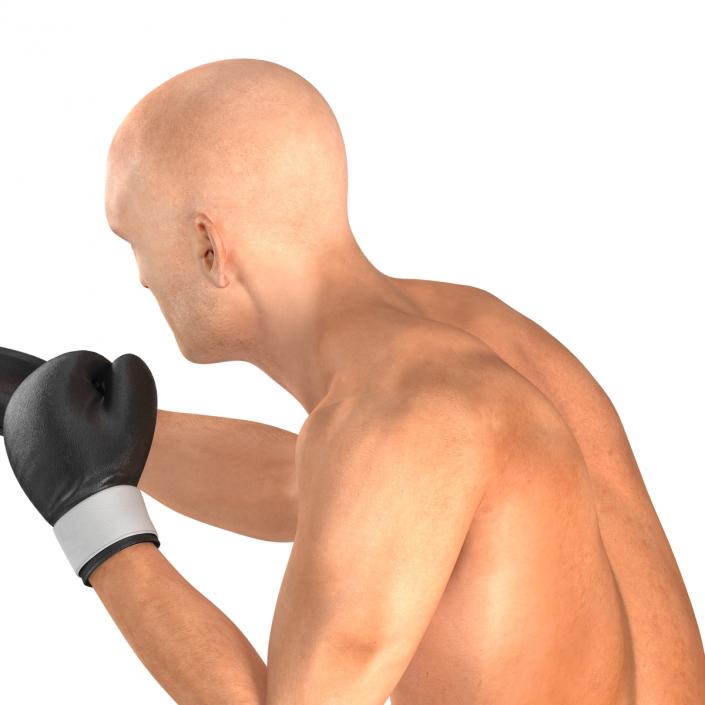 Adult Boxer Man 2 Pose 3 3D model