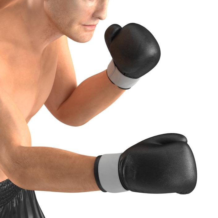 Adult Boxer Man 2 Pose 3 3D model