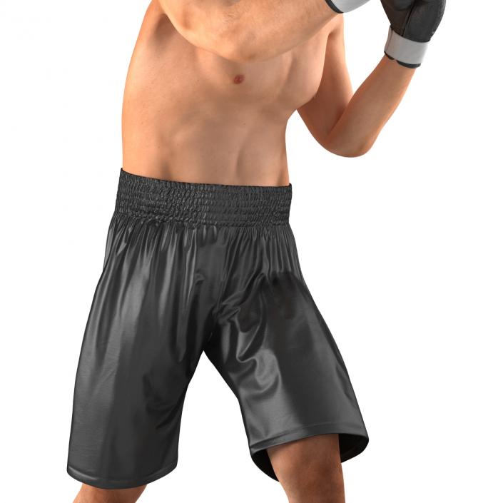 Adult Boxer Man 2 Pose 3 3D model