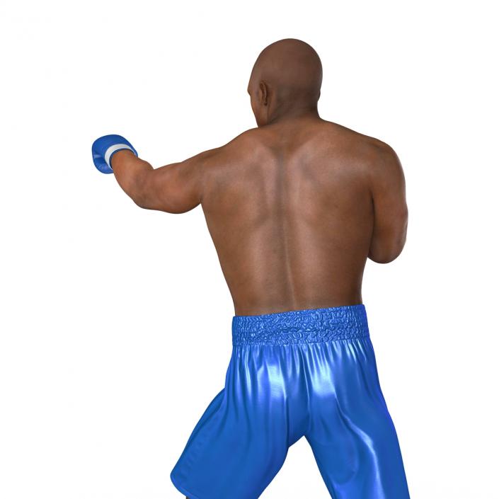 3D African American Boxer 2 Pose 3