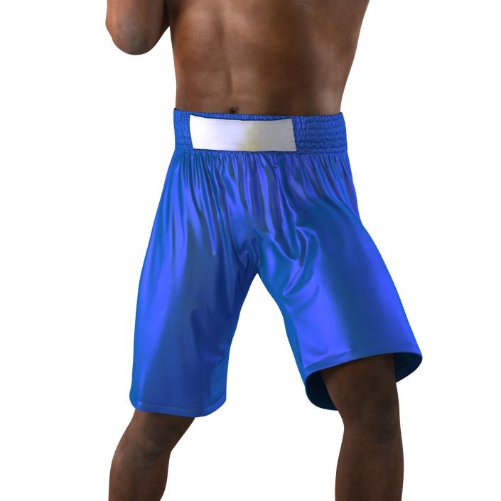 3D African American Boxer 2 Pose 3