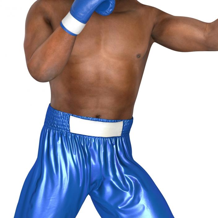 3D African American Boxer 2 Pose 3