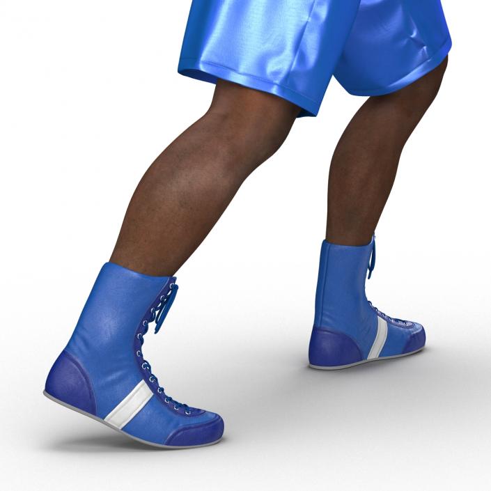 3D African American Boxer 2 Pose 3