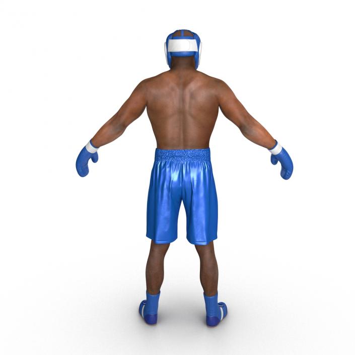 African American Boxer 3D