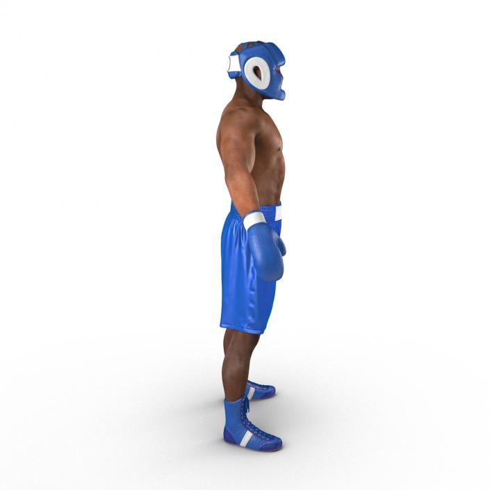 African American Boxer 3D