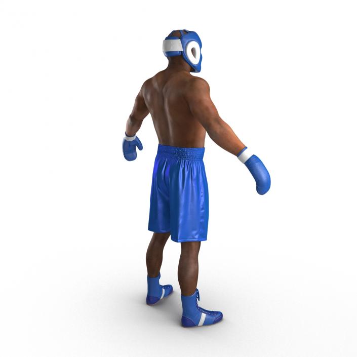 African American Boxer 3D