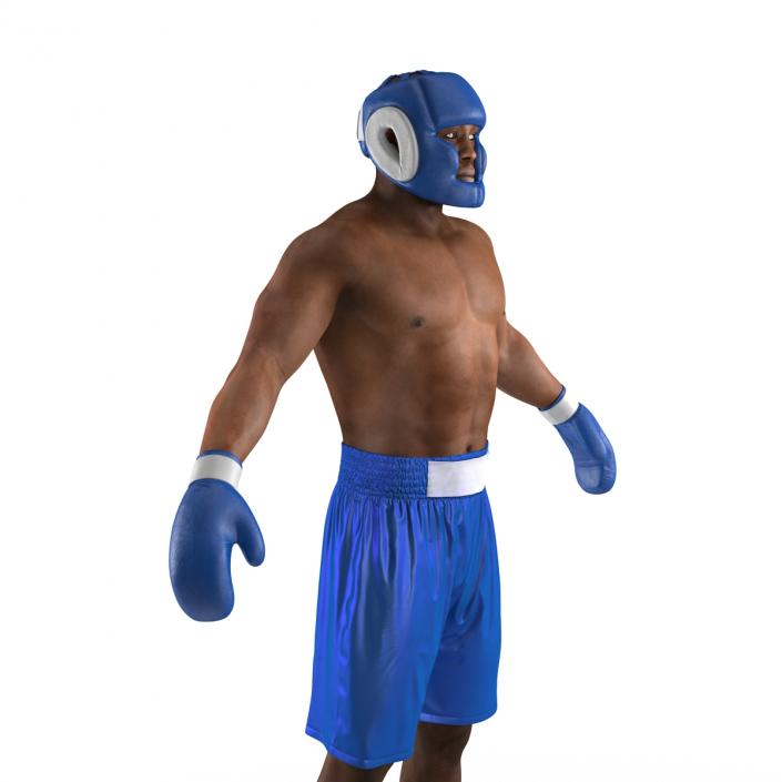 African American Boxer 3D