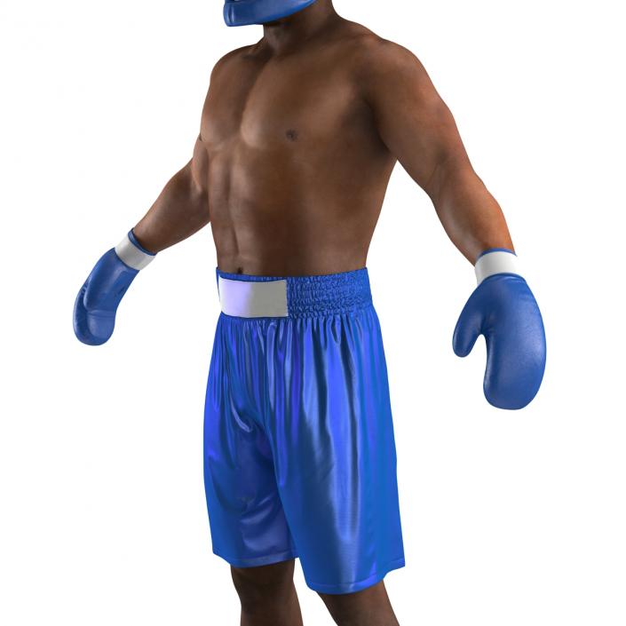 African American Boxer 3D