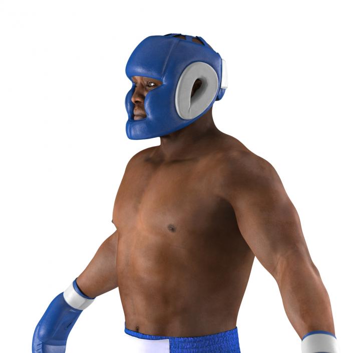 African American Boxer 3D